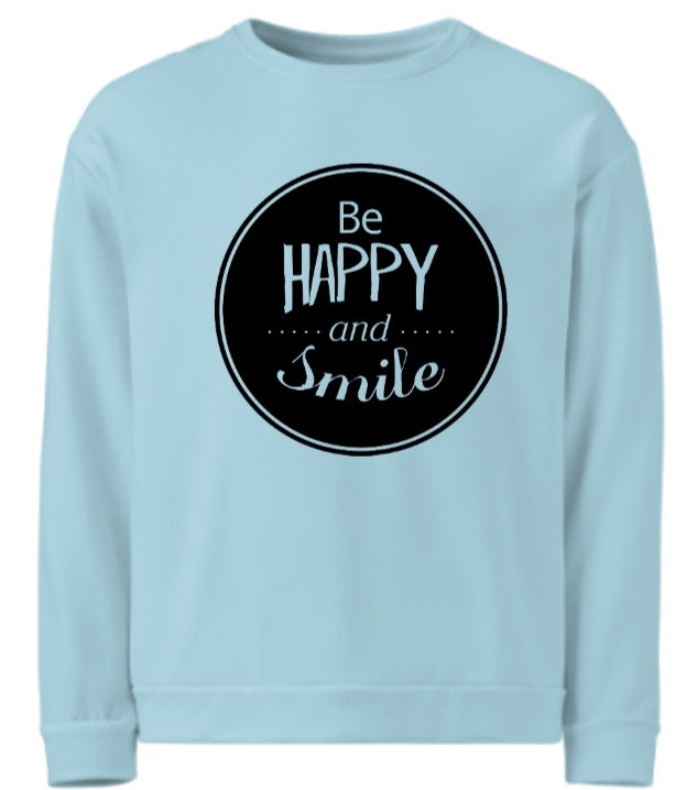 Sweatshirt „Be Happy and Smile“
