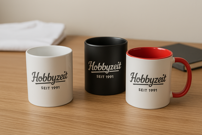 Keramiktasse – Personalisiert | Hobby Zeit 1991