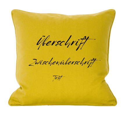 Personalisierter Textkissen