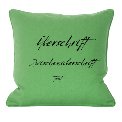 Personalisierter Textkissen