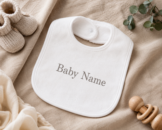 Baby Lätzchen Grykore personalisiert - realistische Produktfoto