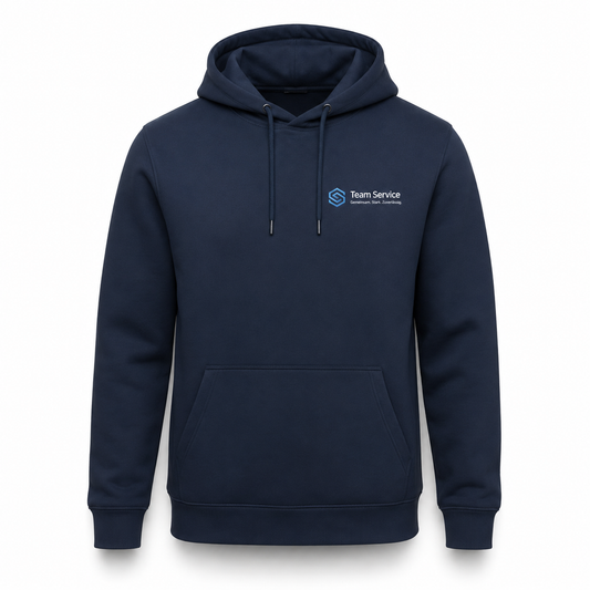 Hoodie mit Logo fuer Mitarbeiter und Teams