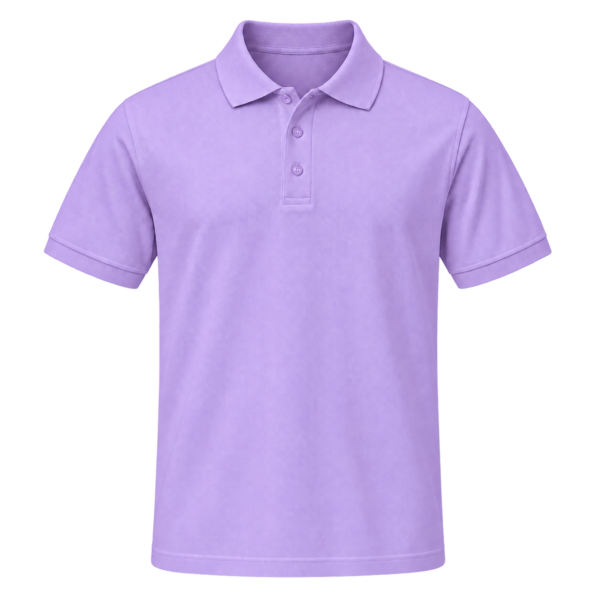 Poloshirt lila – Vorderseite
