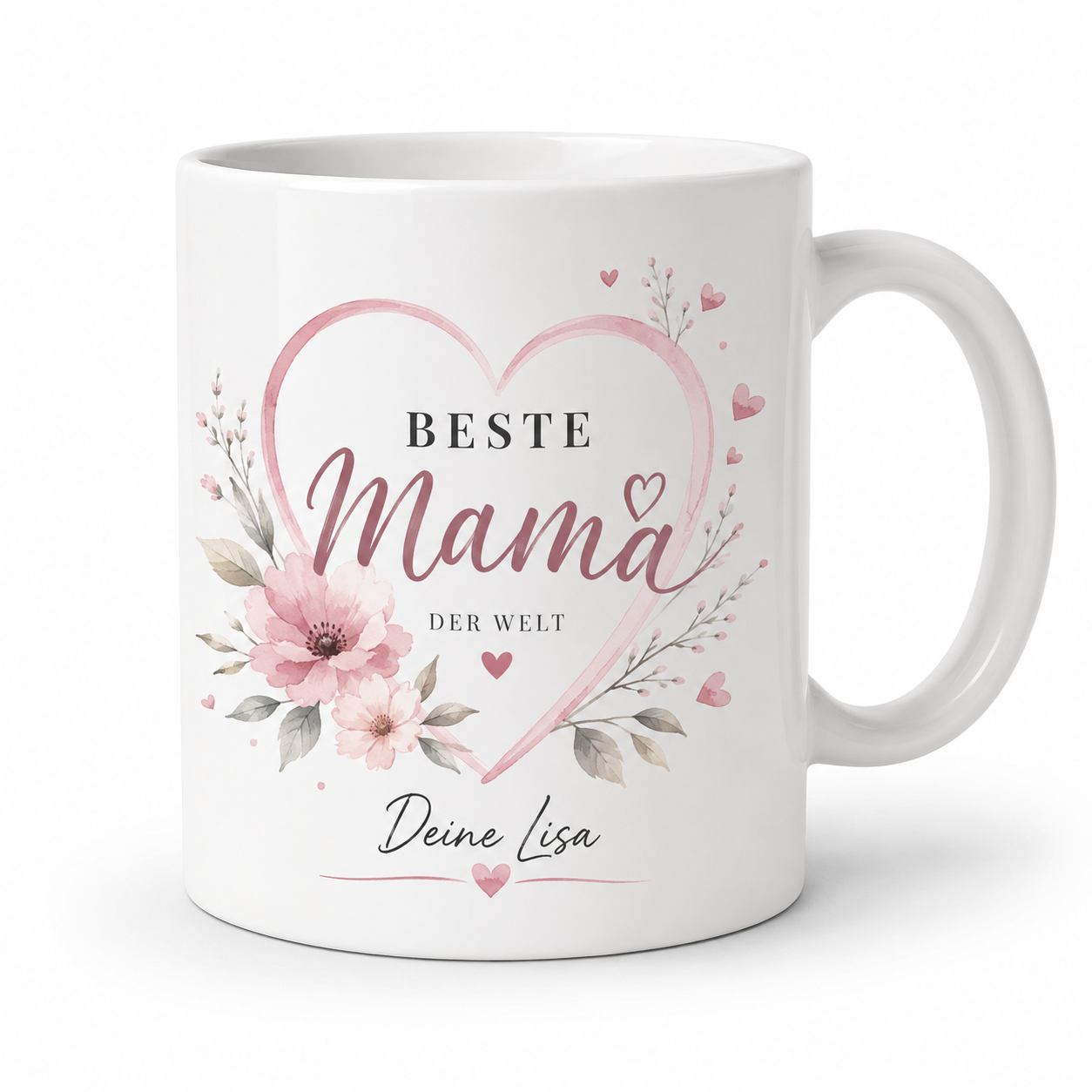 Tasse mit liebevollem personalisiertem Design