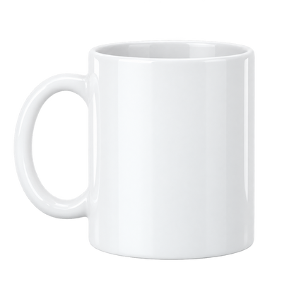Tasse Weiß links